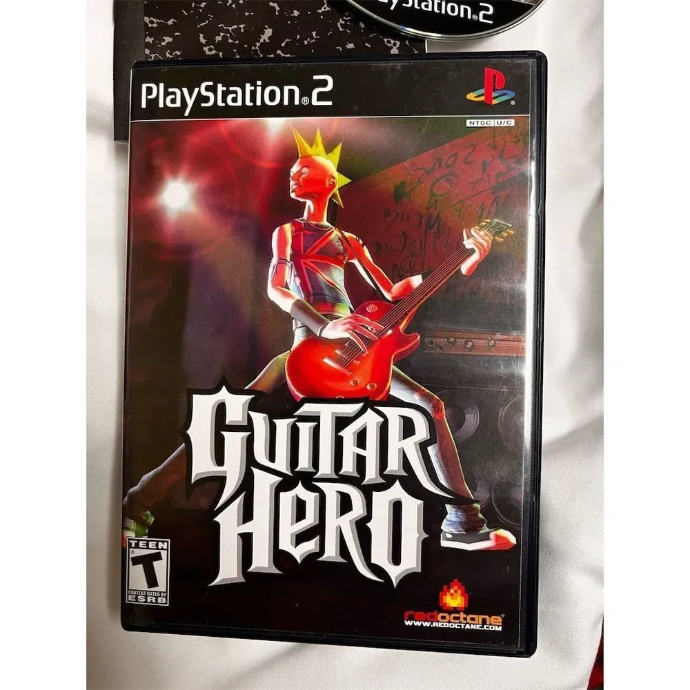 Guitar Hero Sony PlayStation 2 PS2 Game CIB RedOctane‎ Harmonix 2005